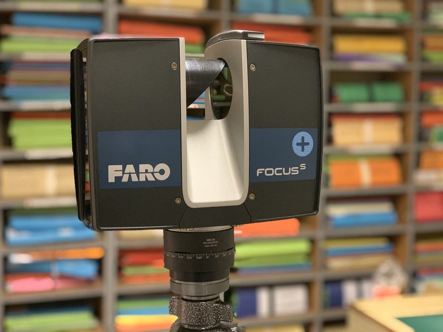 Scanner 3D FARO Focus du Cabinet ABELLO sur son trépied
